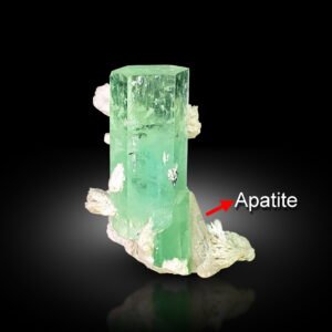 271.80 Cts Green Beryl Aquamarine var Apatite Mineral Crystal